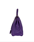 Kelly 32 Togo Leather in Iris, bottom view